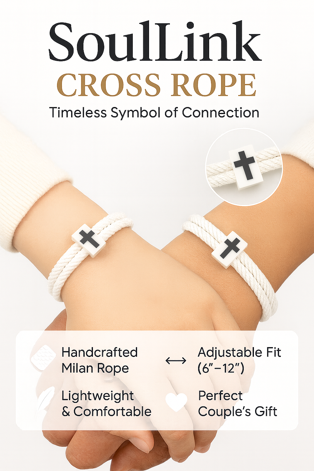 SoulLink™ Rope | Couple Adjustable Bracelet